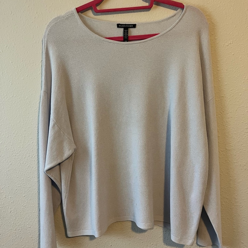 Eileen Fisher Italian Cashmere Box-Top